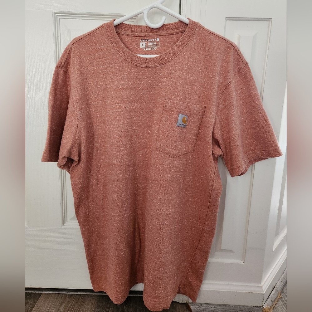Carhartt Men's Short Sleeve Tee In Heathered Orange